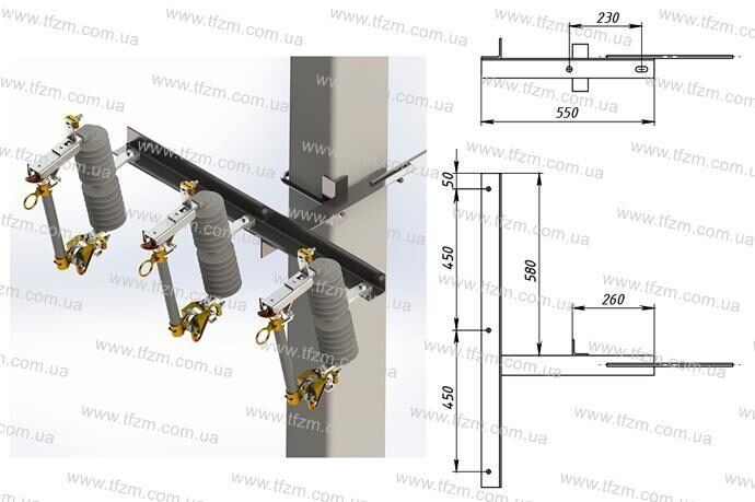 Кронштейн КР12 (1.14/6-02) в Украине
