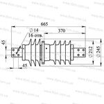 Изолятор ИППУ-10/1600-12,5-01 УХЛ1