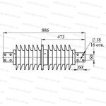 Изолятор ИППУ-20/2000-12,5-03 УХЛ1