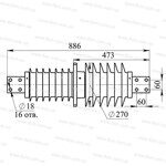 Изолятор ИППУ-20/2000-12,5-01 УХЛ1